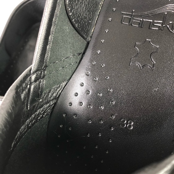 Dansko Professional Black Cabrio Leather Clog - Picture 11 of 14